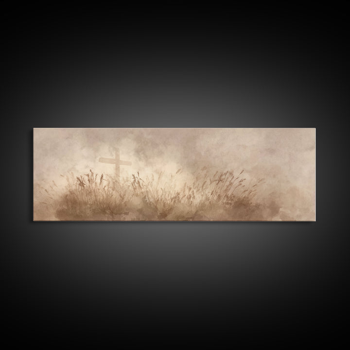 Path To Glory | Framed Canvas Print | Christian Wall Art | Christian Art Canvas | Extra Wide Art | Christian Gift