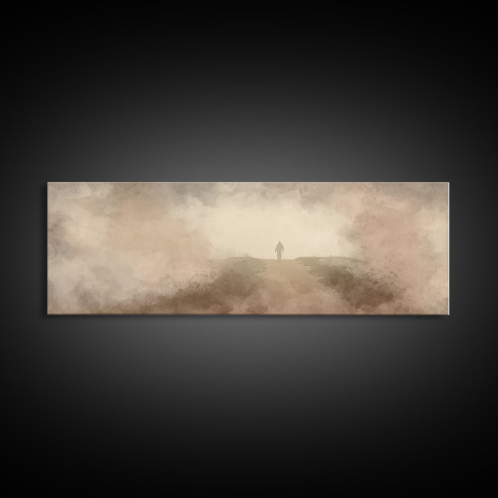 Horizon Of Hope | Framed Canvas Print | Extra Wide Art | Christian Art | Subtle Christian Art | Christian Wall Art | Jesus Art Print