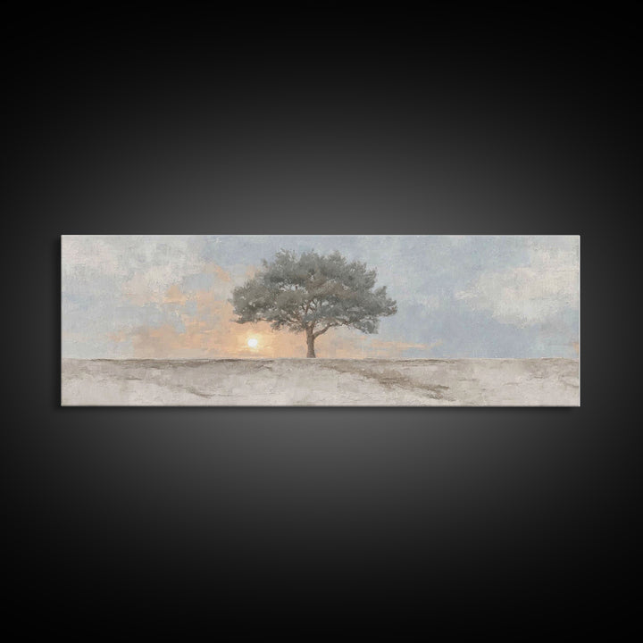 Starry Night Roots | Framed Canvas Print | Panoramic Frame | Christian Art Canvas | Christian Wall Art | Christian Painting | Christmas Art
