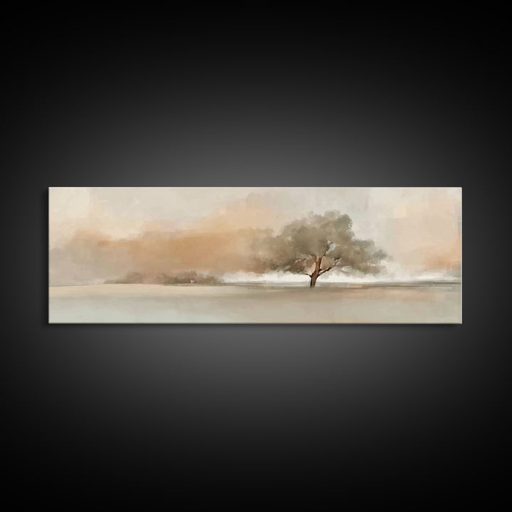 Covenant Tree Grace – Framed Canvas Print – Panoramic Art – Christian Art Canvas – Christian Wall Art – Christian Painting – Christmas Art