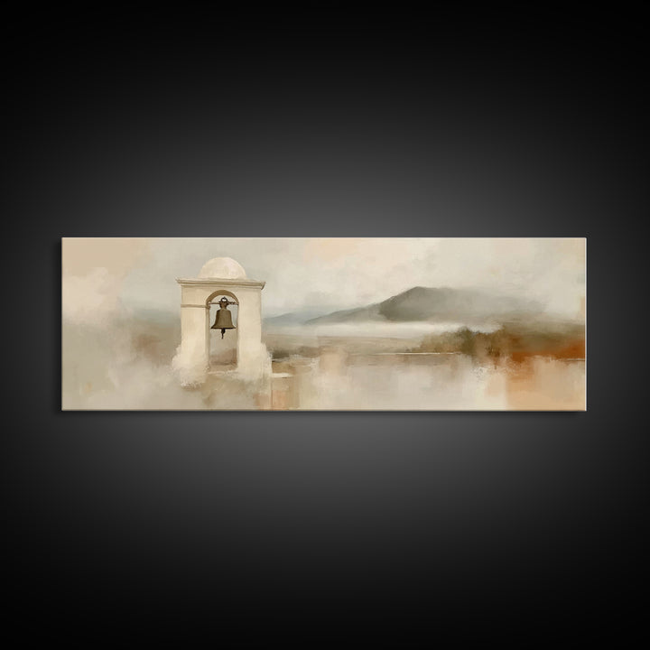 Faithful Horizon, Framed Canvas Print, Panoramic Print, Christian Art Canvas, Christian Painting, Christian Wall Art, Christmas Art