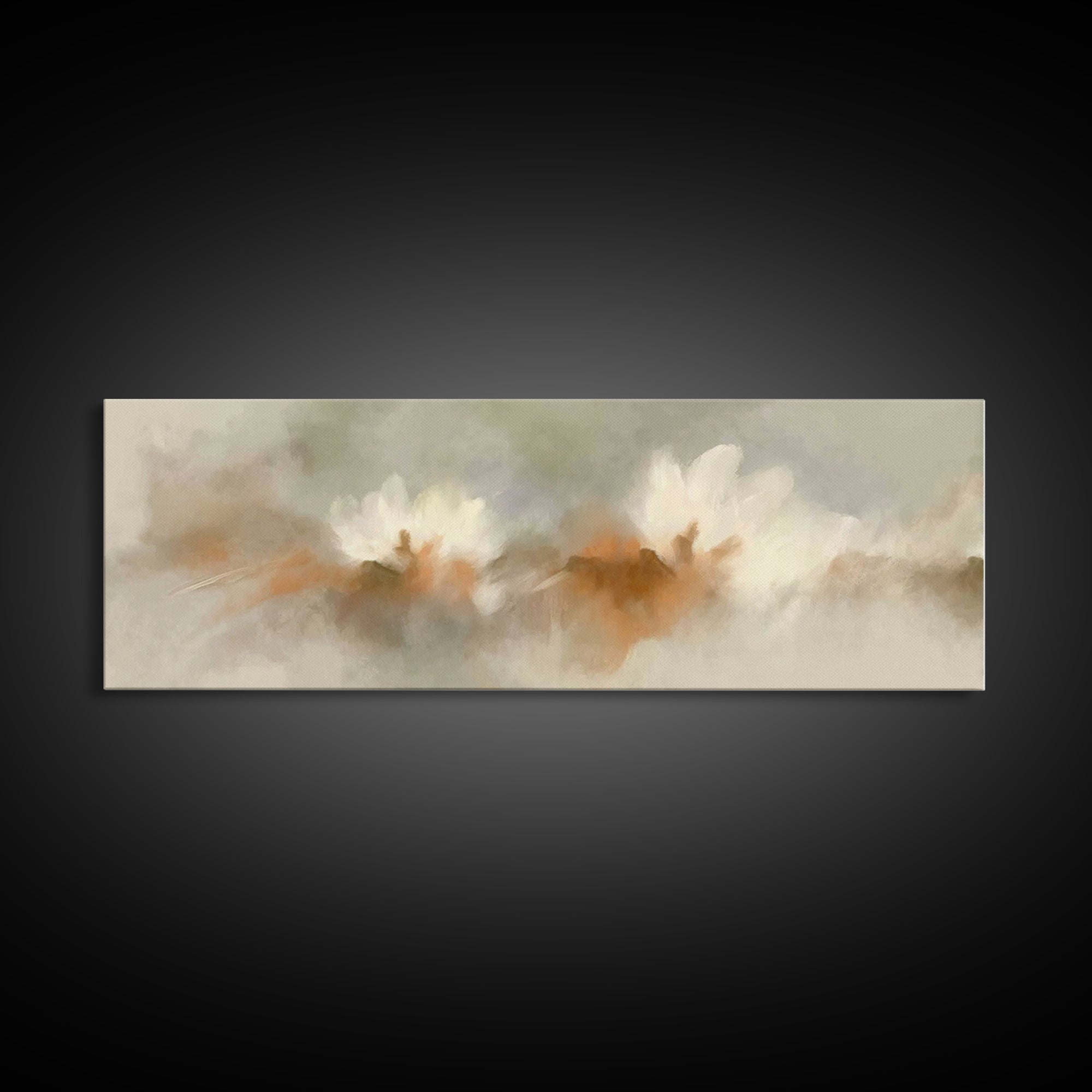 Celestial Children Grace, Framed Canvas Print, Christmas Art Prints, Christian Wall Art, Panoramic Painting, Christian Art Canvas, Christia
