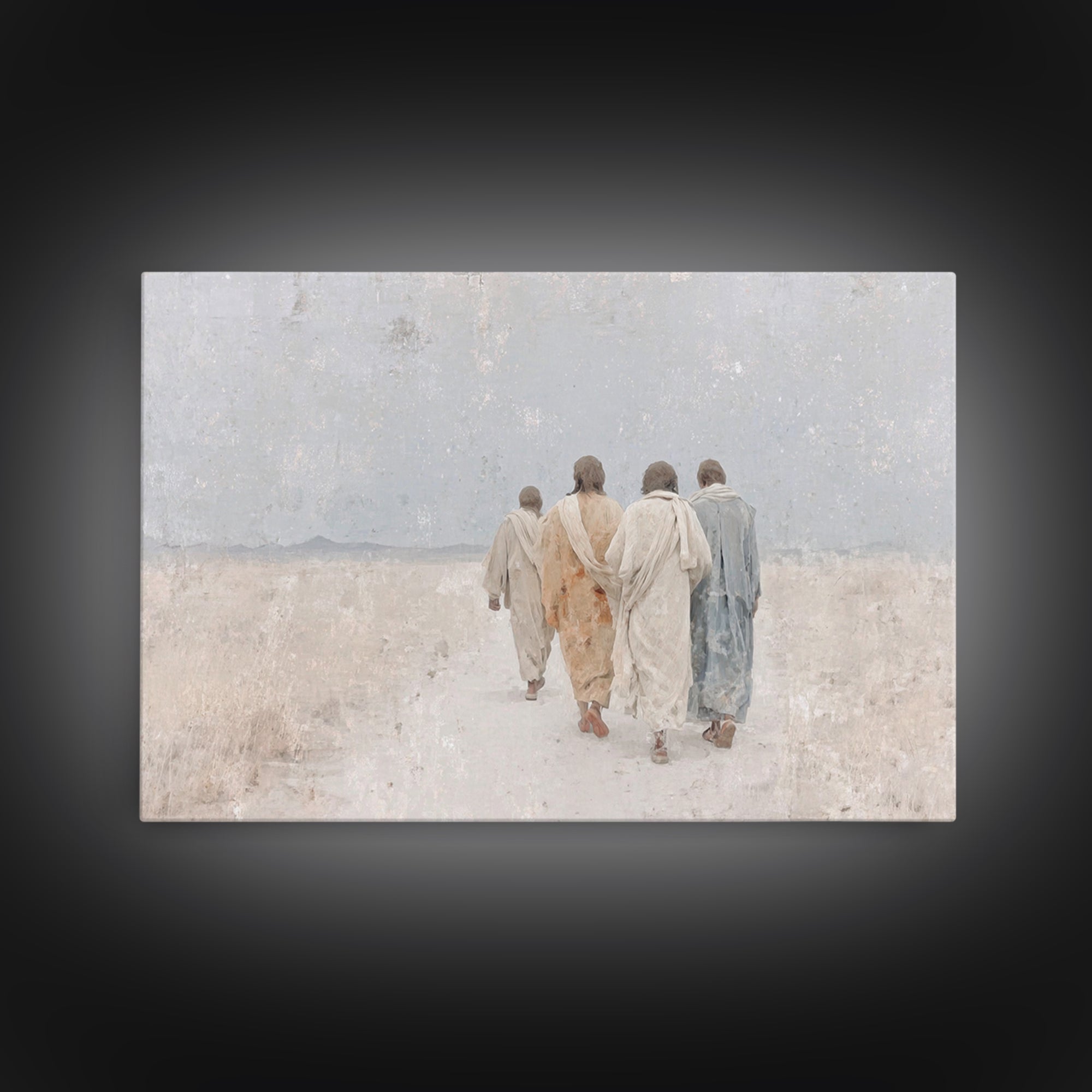 Journey Of Grace – Framed Canvas Print – Christian Wall Art – Christian Art Canvas – Jesus Painting – Subtle Christian Art – Christian Gift