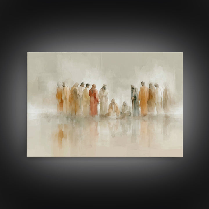 Desert Disciples – Framed Canvas Print – Christian Art Canvas – Christian Paintings – Jesus Painting – Christian Wall Art