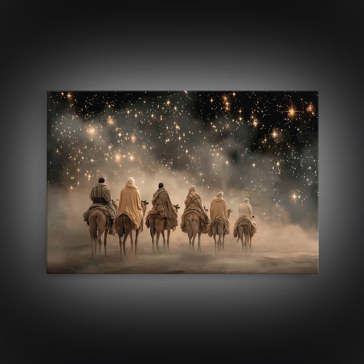 Silent Redemption – Framed Canvas Print – Christian Art Work – Moody Christian Art – Christian Wall Art – Abstract Christian Art – Christia