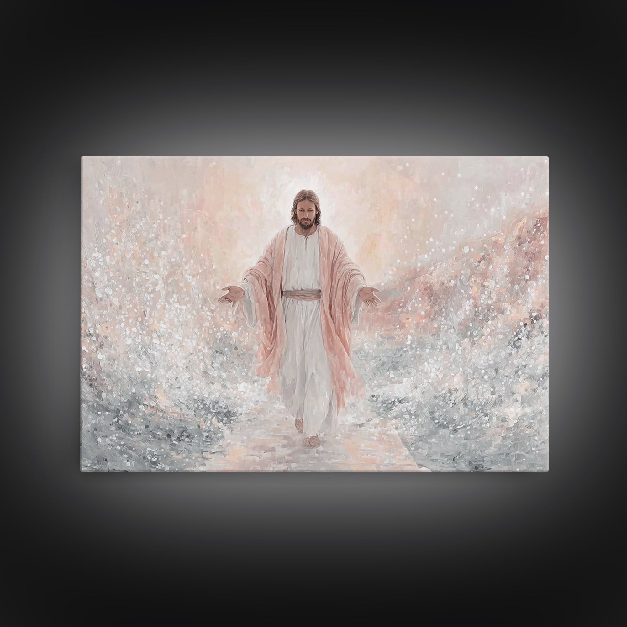 Path Of Glory – Framed Canvas Print – Christian Art Canvas – Jesus Painting – Christian Wall Art – Christian Christmas Art – Christian Gift
