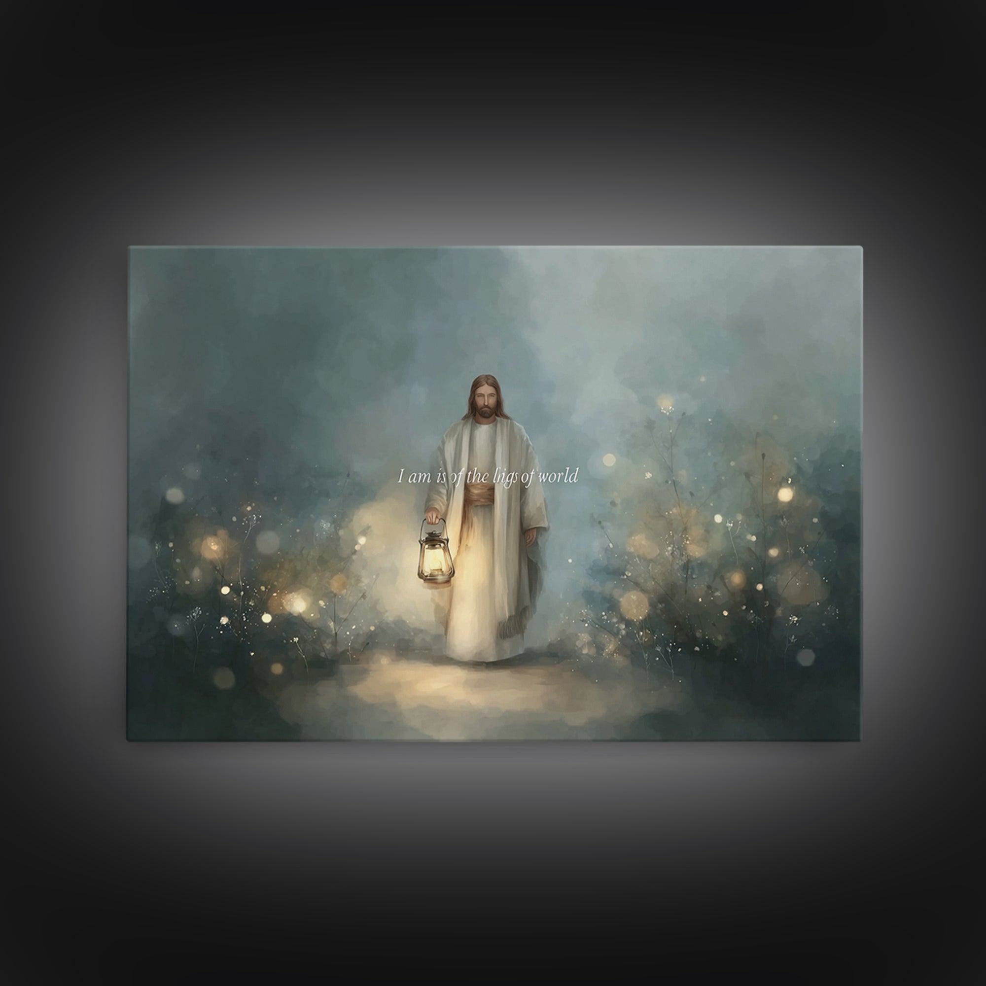 Pathway Of Hope – Framed Canvas Print – Christian Christmas Art – Jesus Painting – Christian Wall Art – Christmas Art Framed – Christian De