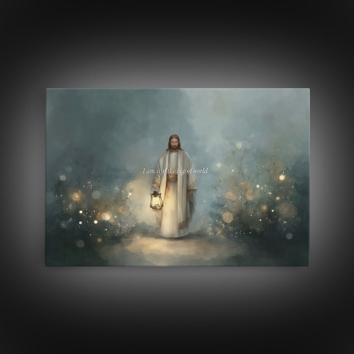 Pathway Of Hope – Framed Canvas Print – Christian Christmas Art – Jesus Painting – Christian Wall Art – Christmas Art Framed – Christian De
