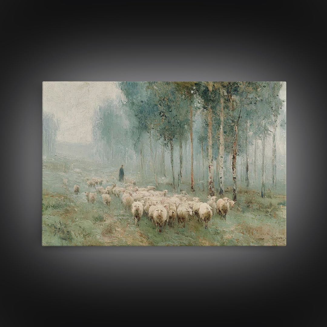 Forest Calling – Framed Canvas Print – Christian Wall Art – Christian Art Canvas – Christian Painting – Unique Christian Art