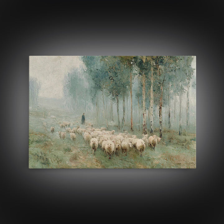 Forest Calling – Framed Canvas Print – Christian Wall Art – Christian Art Canvas – Christian Painting – Unique Christian Art