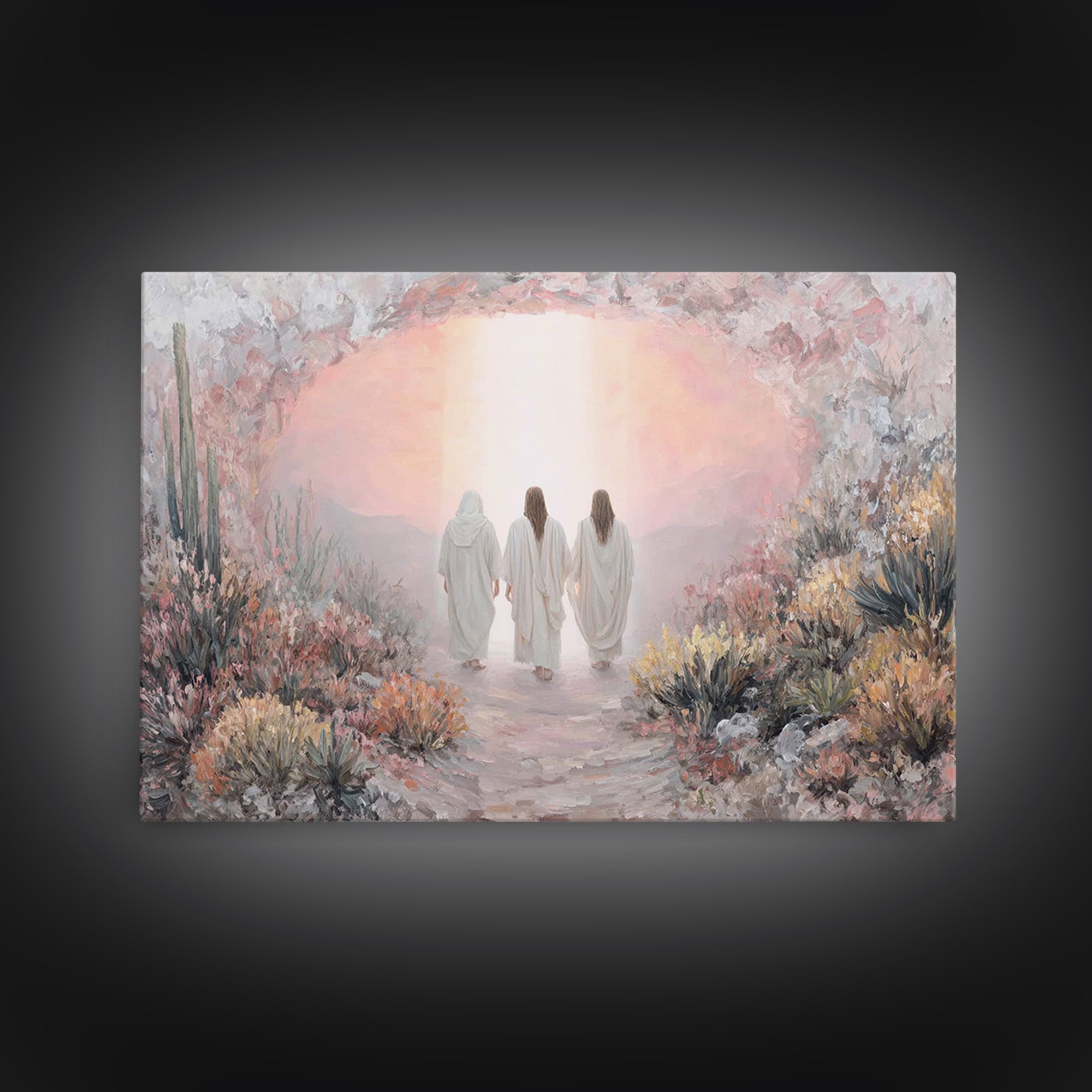 Path Of Glory – Framed Canvas Print – Christian Art Canvas – Christian Wall Art – Christmas Art – Christian Painting – Christian Gift Ideas