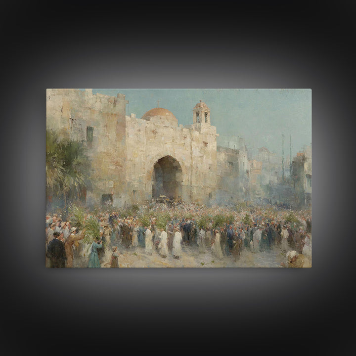 City of Praise | Framed Canvas Print | Christian Art Canvas | Christian Wall Art | Christmas Canvas Wall Art | Christian Gift | Jesus Art P