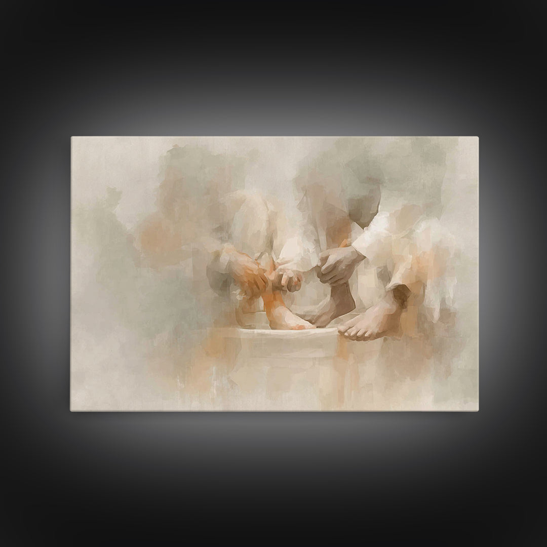 Servant’s Offering | Framed Canvas Print | Christian Wall Art | Christian Painting | Subtle Christian Paintings | Christian Art Work | Chri