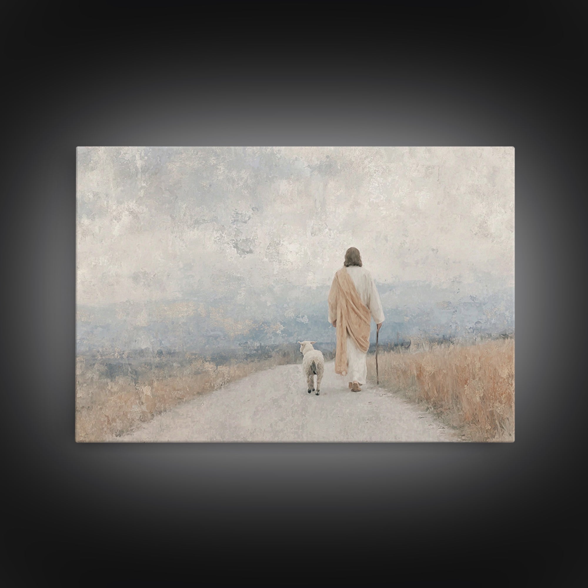 Morning Of Mercy – Framed Canvas Print – Christian Christmas Art – Christian Wall Art – Christian Art Canvas – Jesus Painting – Christian D
