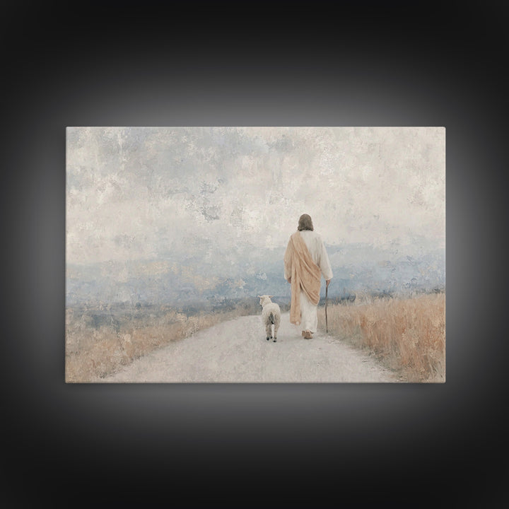 Morning Of Mercy – Framed Canvas Print – Christian Christmas Art – Christian Wall Art – Christian Art Canvas – Jesus Painting – Christian D