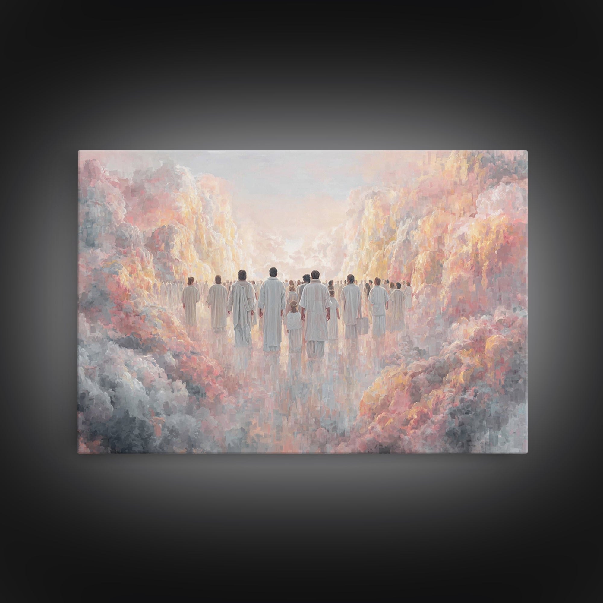 Path Of Glory | Framed Canvas Print | Christian Art Canvas | Christian Wall Art | Christian Christmas Art | Jesus Art Print | Christian Gif