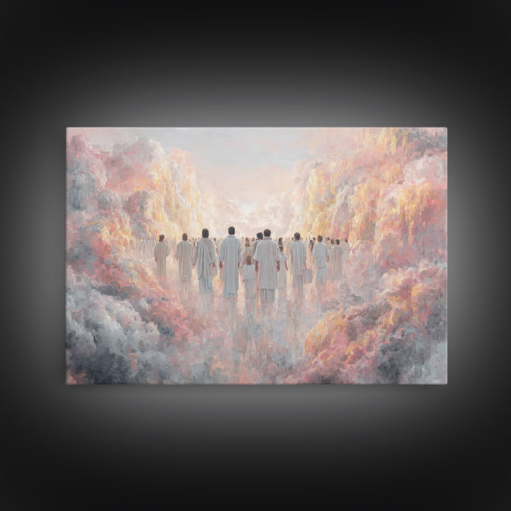 Path Of Glory | Framed Canvas Print | Christian Art Canvas | Christian Wall Art | Christian Christmas Art | Jesus Art Print | Christian Gif