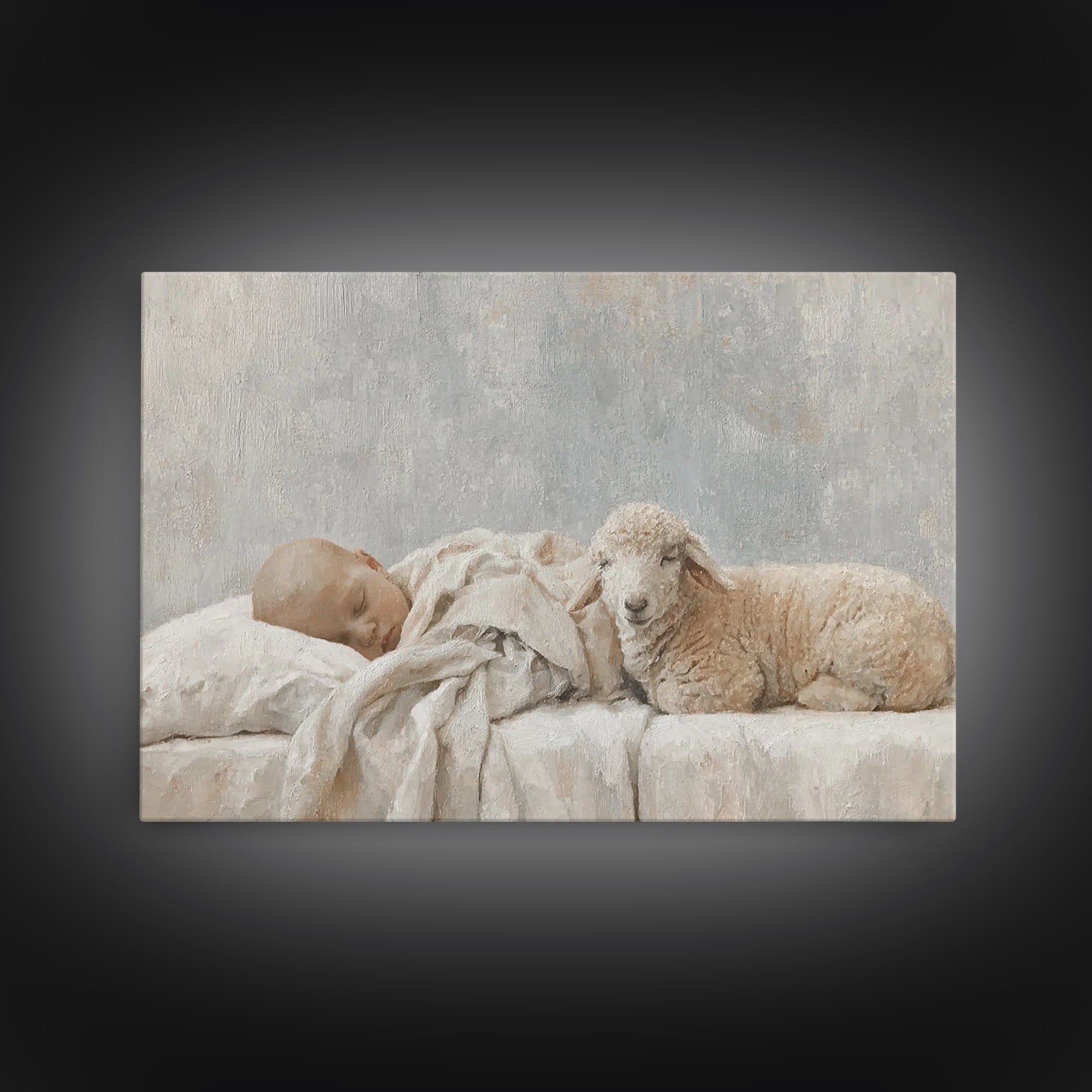 Softest Mercy – Framed Canvas Print – Christian Wall Art – Subtle Christian Art – Christian Art Canvas – Christian Art Print – Christian Ch