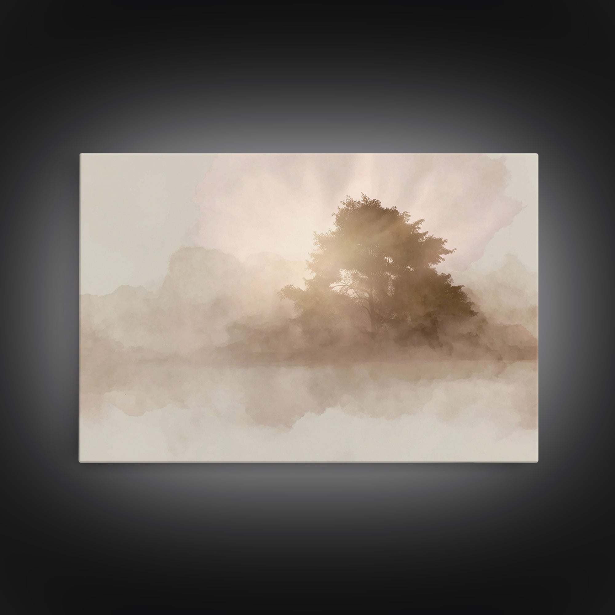 Radiant Morning Sky | Framed Canvas Print | Christian Art Canvas | Modern Christian Art | Christian Wall Art | Subtle Christian Art | Chris