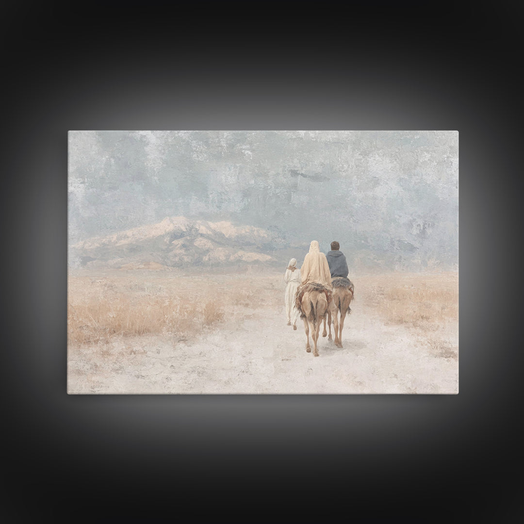 Hope In The Valley – Framed Canvas Print – Christian Art Canvas – Christian Wall Art – Subtle Christian Art – Christian Decorations