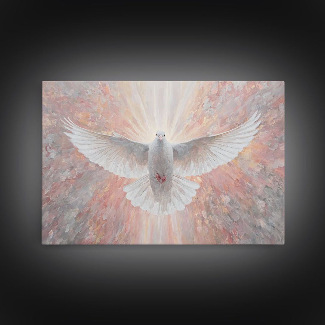 Light Of Hope | Framed Canvas Print | Christian Art | Christian Wall Art | Christian Canvas | Christian Christmas Art | Christian Decor