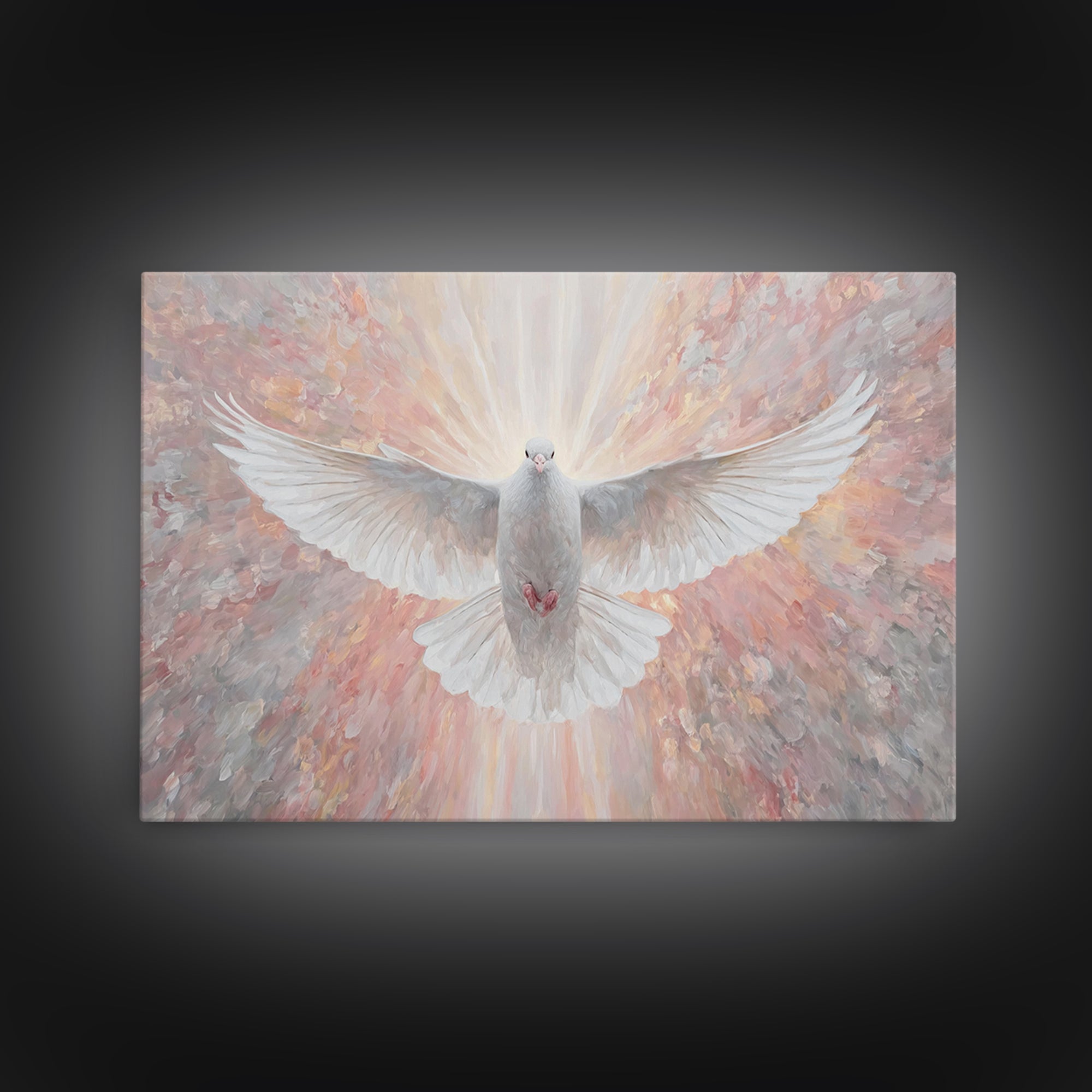 Light Of Hope | Framed Canvas Print | Christian Art | Christian Wall Art | Christian Canvas | Christian Christmas Art | Christian Decor