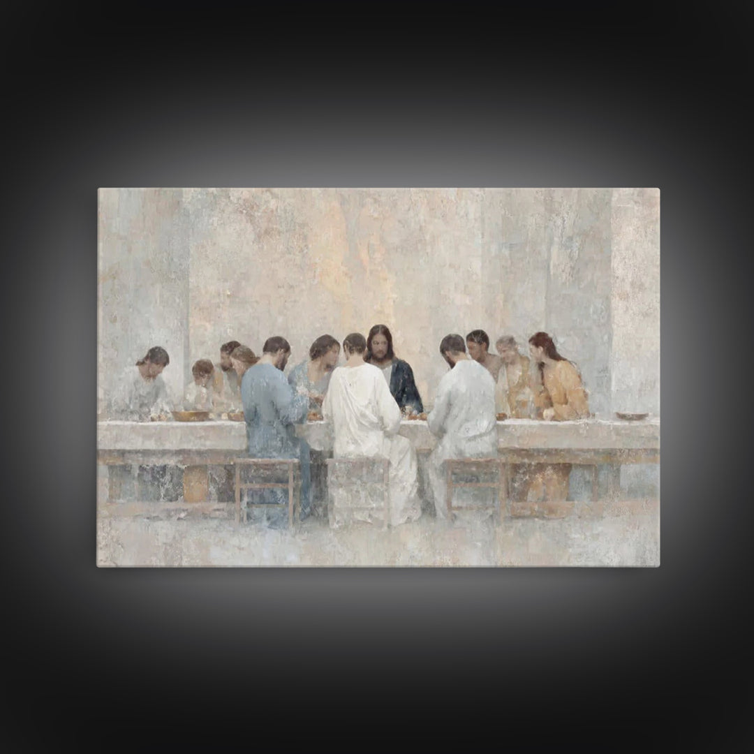 Radiant Covenant - Framed Canvas Print - Christian Art Canvas - Modern Christian Art - Christian Wall Art - Jesus Painting - Christian Chri