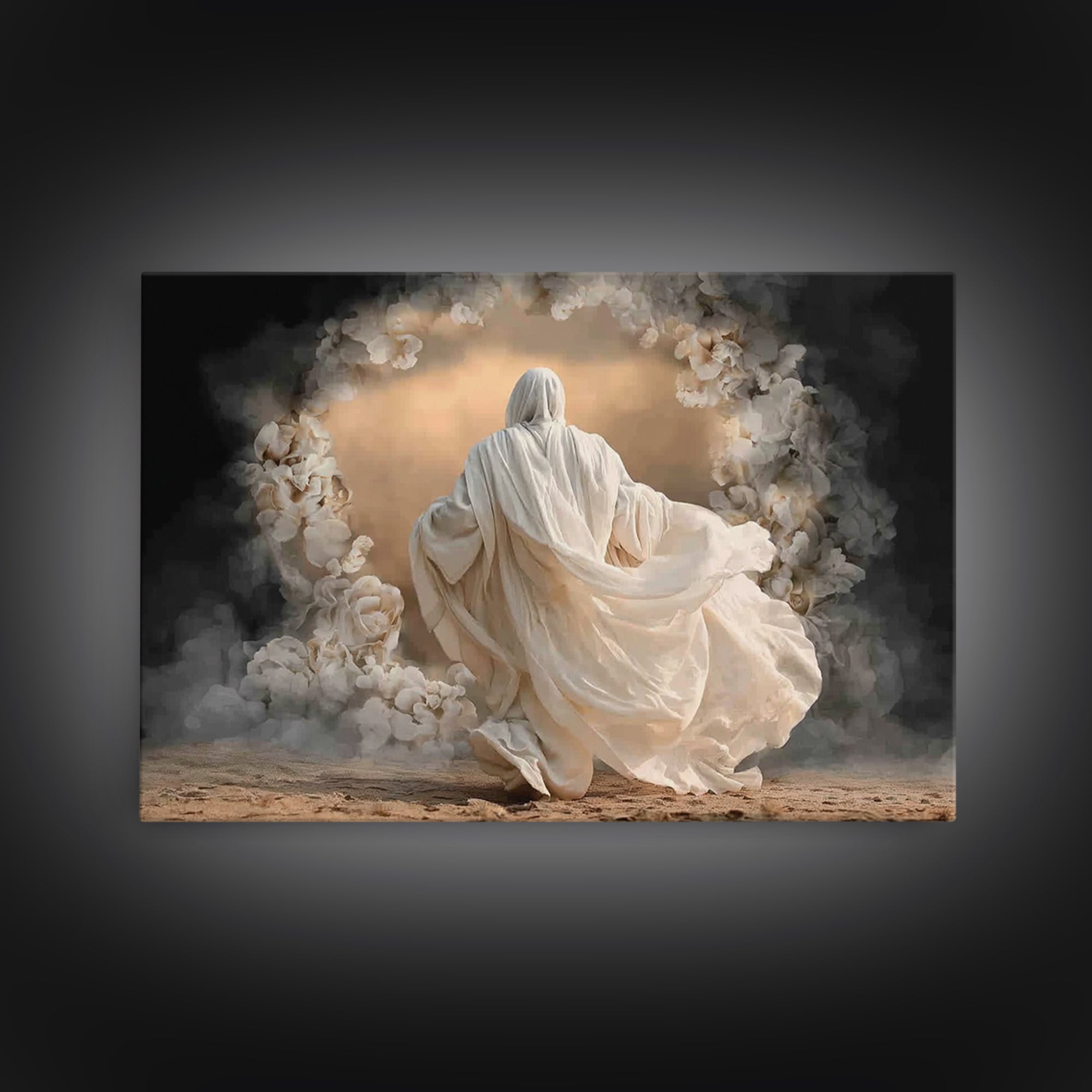 Eternal Path – Framed Canvas Print – Christian Art Canvas – Christian Wall Art – Jesus Painting – Christmas Art – Christian Decorations