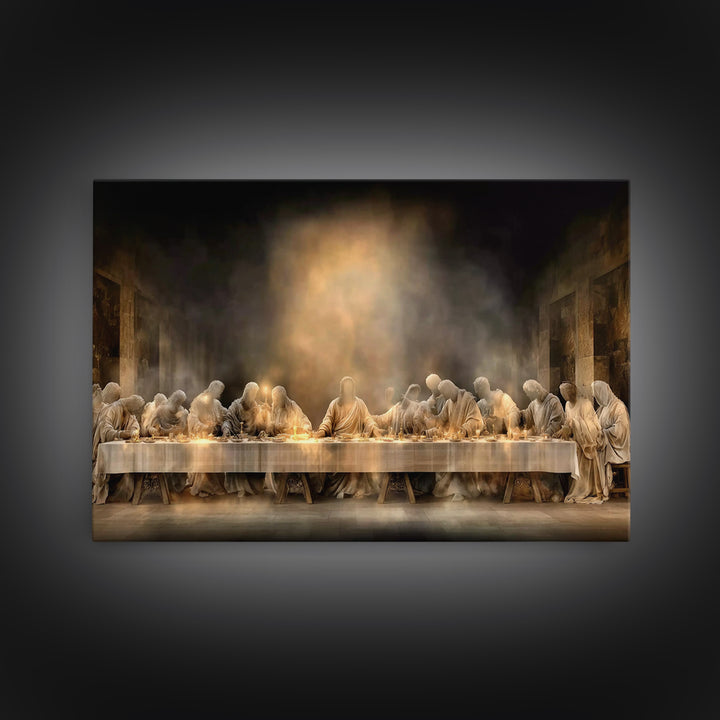 Fields Of Salvation – Framed Canvas Print – Christian Wall Art – Christian Art Canvas – Jesus Painting – Christian Christmas Art – Christ A