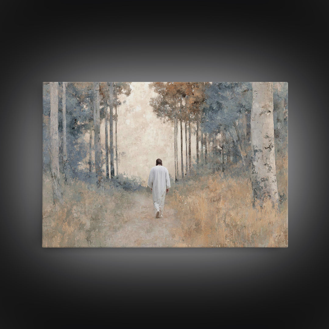 Divine Table – Framed Canvas Print – Christian Wall Art – Christian Art Print – Jesus Painting – Christian Art Canvas – Christian Christmas