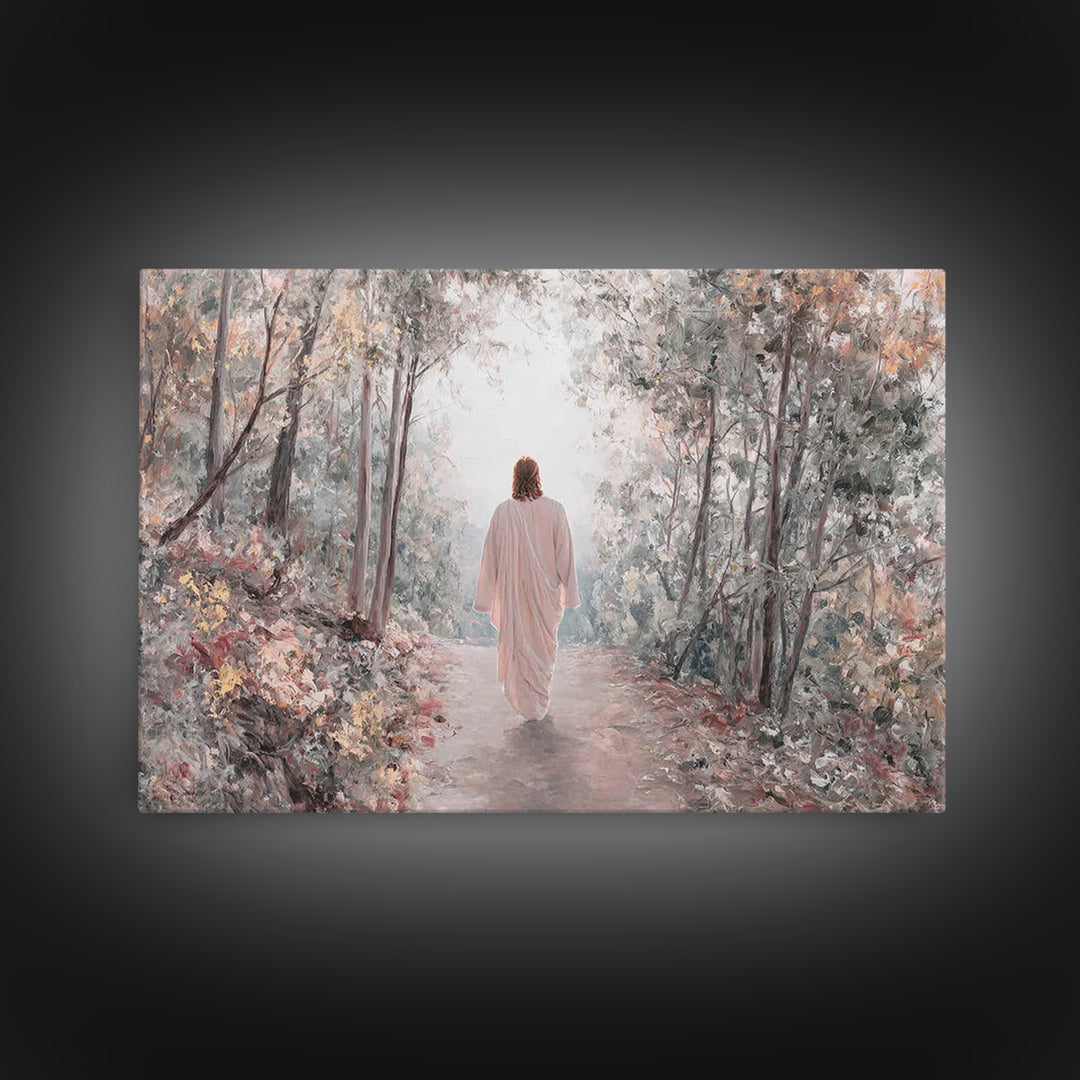 Table Of Grace – Framed Canvas Print – Christian Art – Vintage Christian Art – Christian Wall Art – Jesus Painting – Christian Art Canvas –