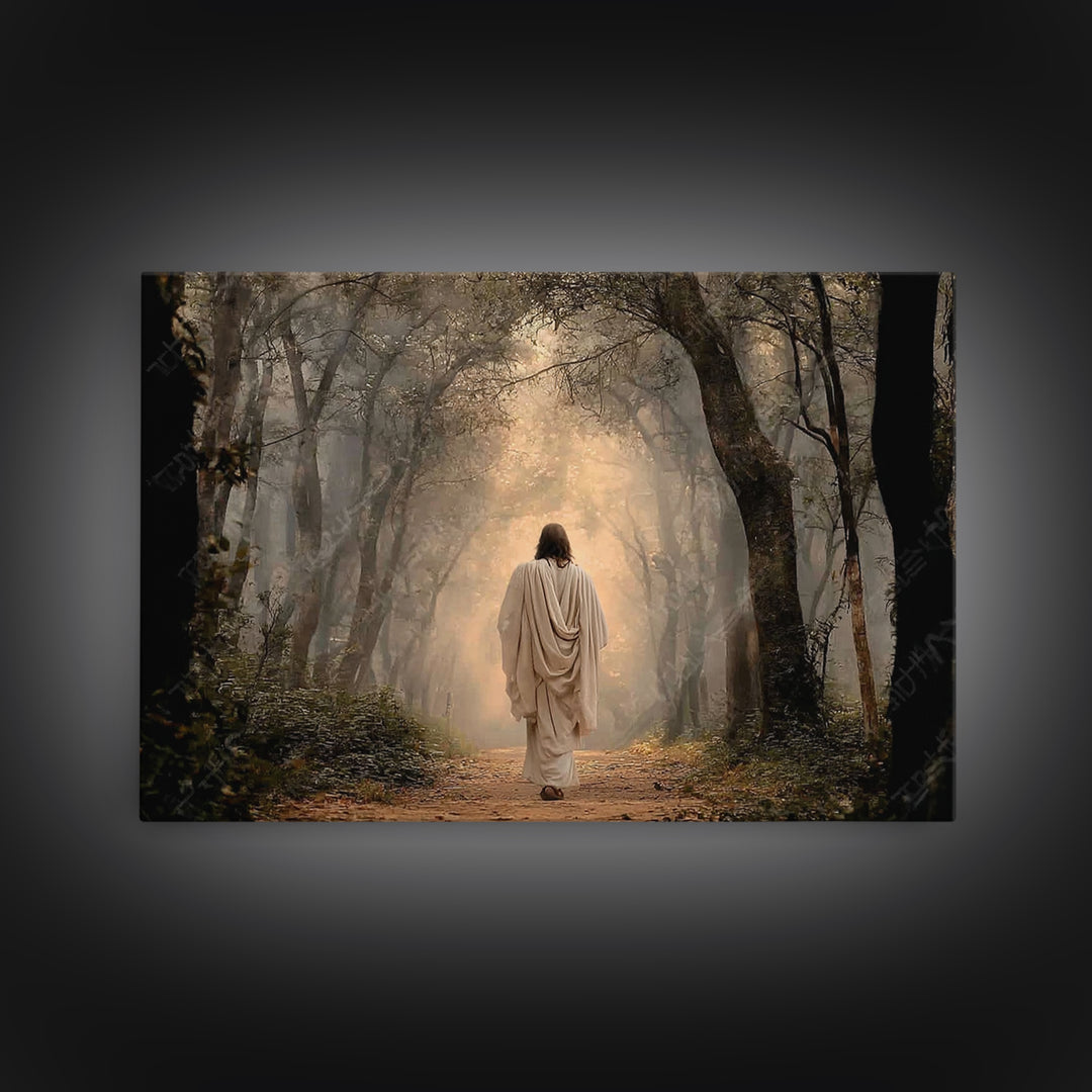 Shepherd Of Peace – Framed Canvas Print – Jesus Painting – Christian Wall Art – Christian Art Canvas – Christian Decor – Christian Christma