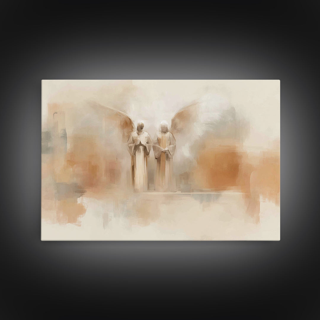 Graceful Encounter – Framed Canvas Print – Christian Art – Christian Art Canvas – Christian Wall Art – Christian Painting – Christian Gift