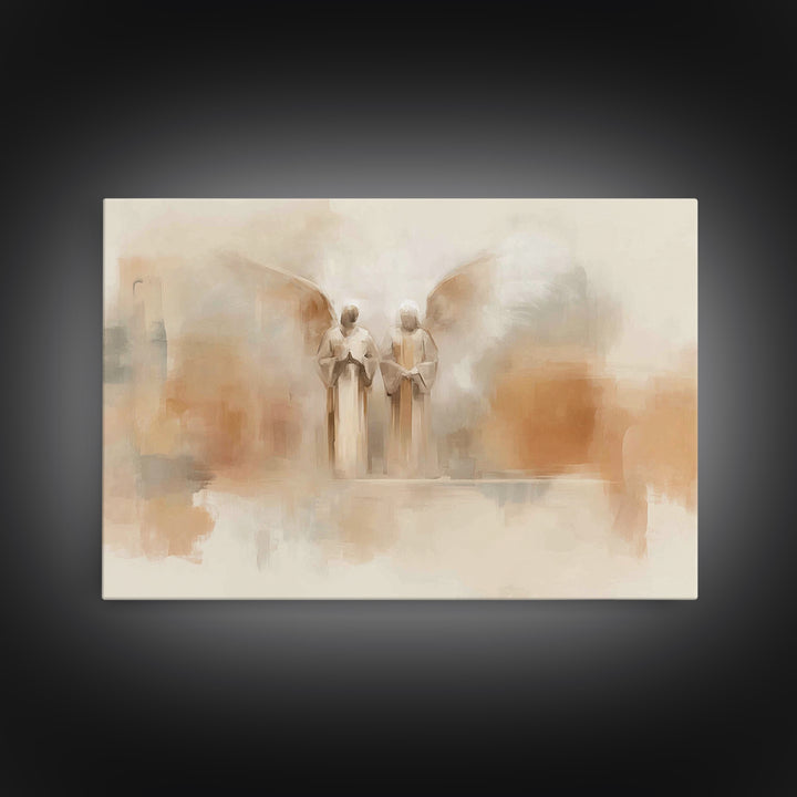 Graceful Encounter – Framed Canvas Print – Christian Art – Christian Art Canvas – Christian Wall Art – Christian Painting – Christian Gift