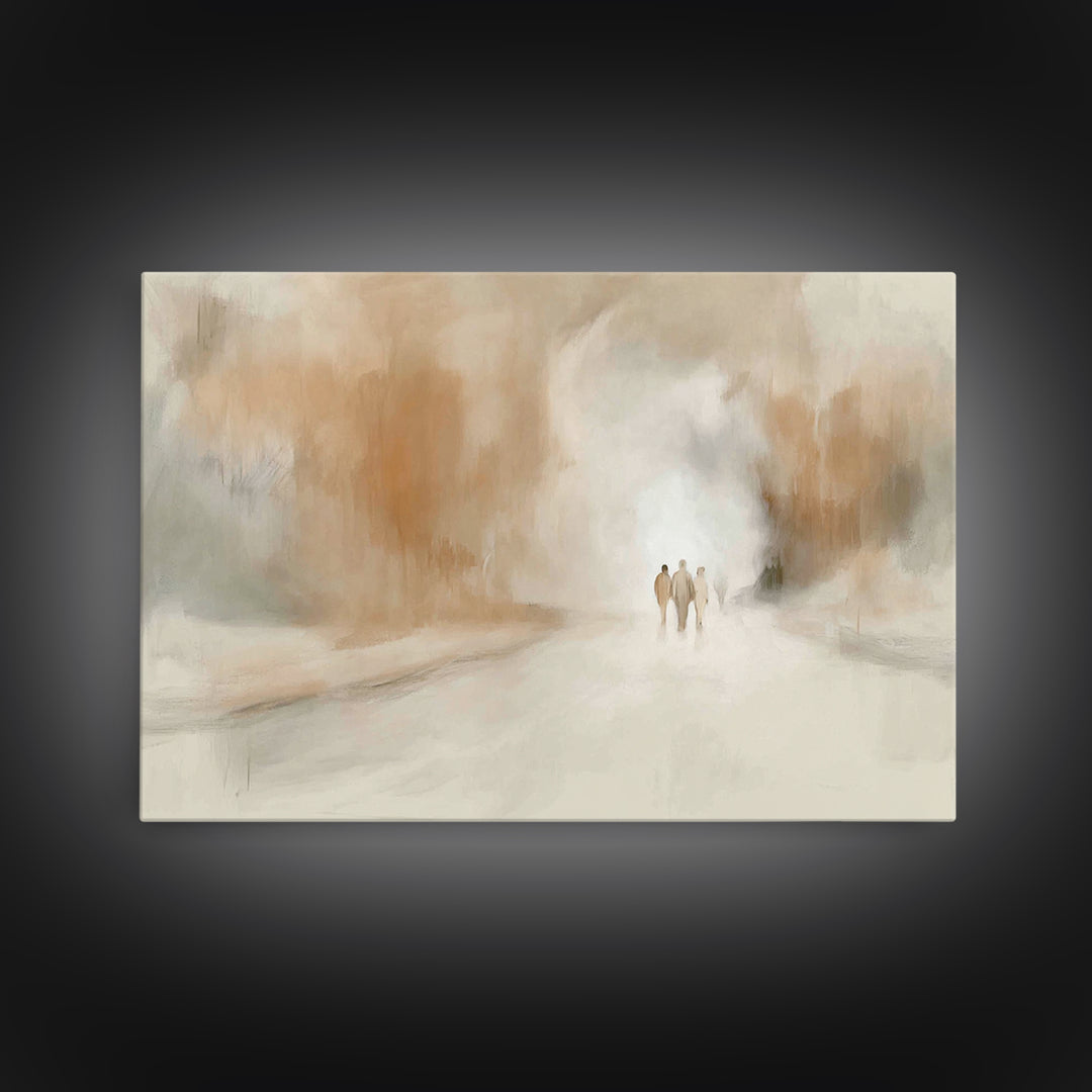 Mary’s Gentle Vigil – Framed Canvas Print – Christian Christmas Art – Christian Art Canvas – Christmas Wall Art – Christian Art Print – Chr