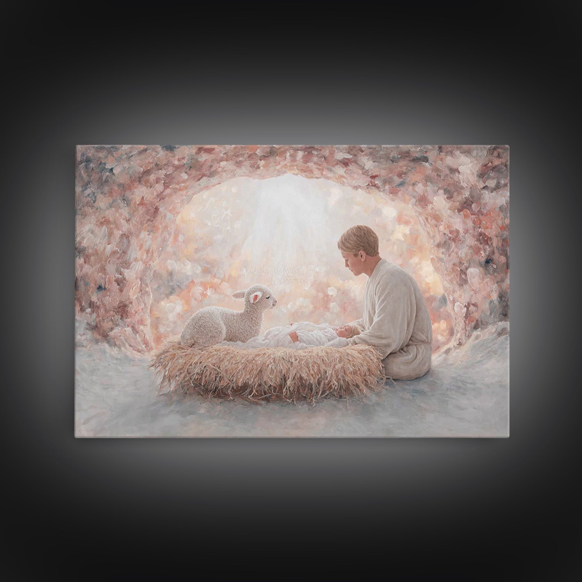 Hands Of Glory – Framed Canvas Print – Christian Art – Christian Wall Art – Unique Christian Art – Christian Art Canvas – Christian Art Wor