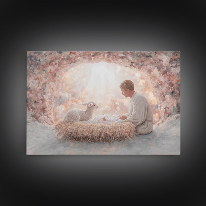Hands Of Glory – Framed Canvas Print – Christian Art – Christian Wall Art – Unique Christian Art – Christian Art Canvas – Christian Art Wor