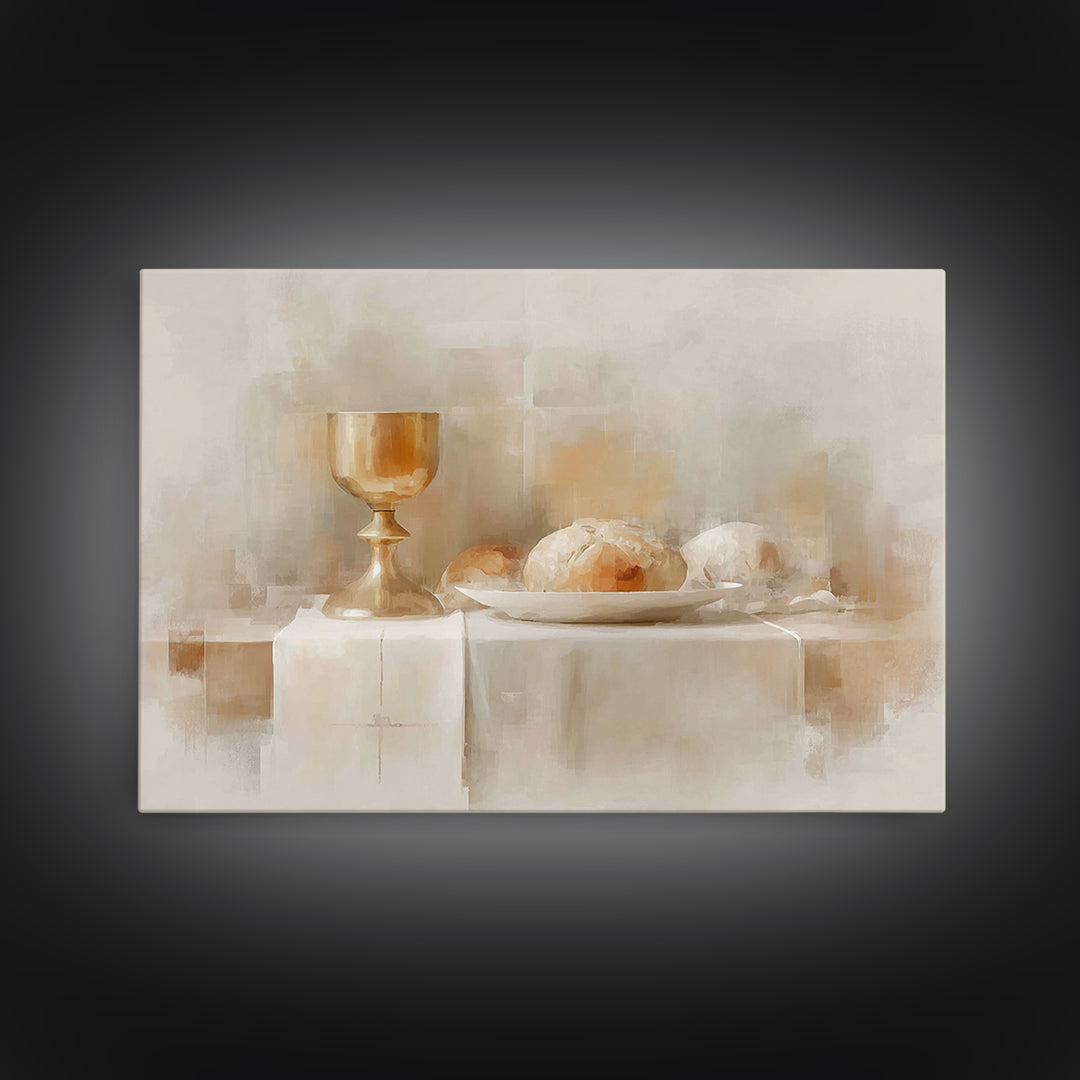 Holy Nativity - Framed Canvas Print - Christmas Wall Art - Christian Art Canvas - Jesus Painting - Christian Painting - Christian Wall Art