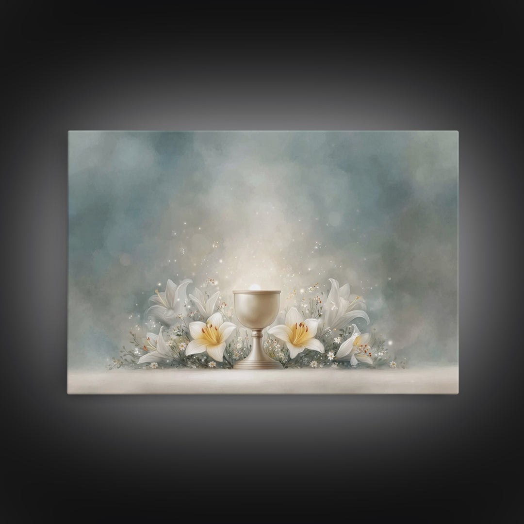 Crosswalk Journey - Framed Canvas Print - Christian Wall Art - Christian Painting - Christian Art Canvas - Jesus Painting - Christmas Wall