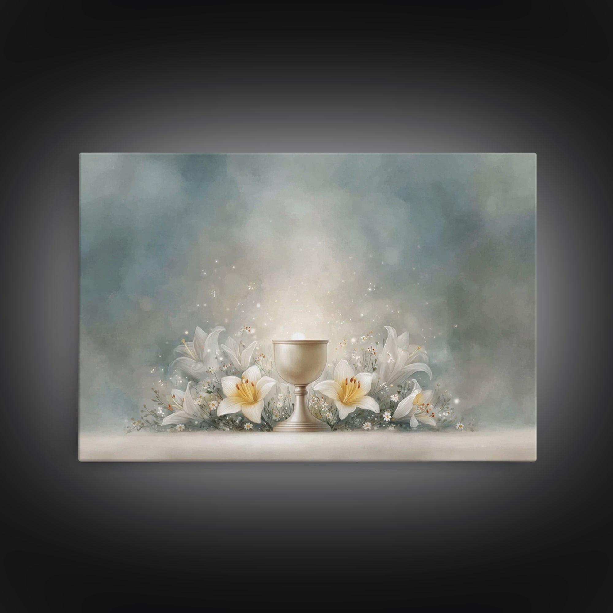 Crosswalk Journey - Framed Canvas Print - Christian Wall Art - Christian Painting - Christian Art Canvas - Jesus Painting - Christmas Wall