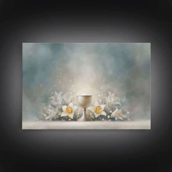 Crosswalk Journey - Framed Canvas Print - Christian Wall Art - Christian Painting - Christian Art Canvas - Jesus Painting - Christmas Wall