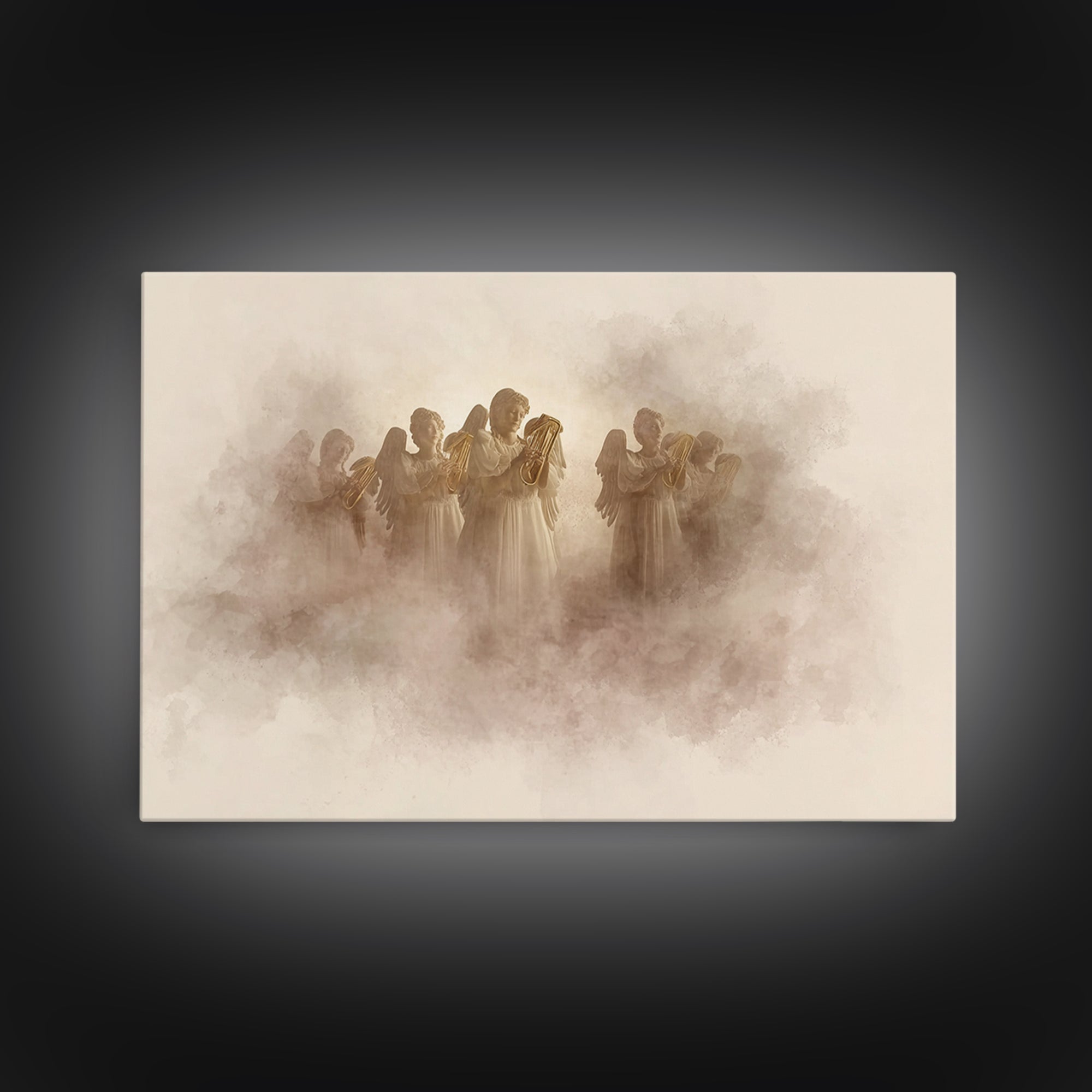 Silent Waters | Framed Canvas Print | Jesus Painting | Christian Wall Art | Christian Art Canvas | Christian Gift Ideas | Christian Decor