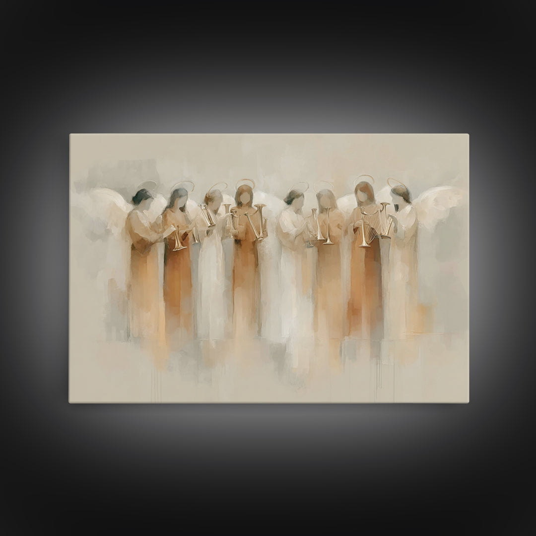Divine Horizon – Framed Canvas Print – Christian Wall Art – Jesus Painting – Christian Art Canvas – Christian Decor – Christian Gift Ideas