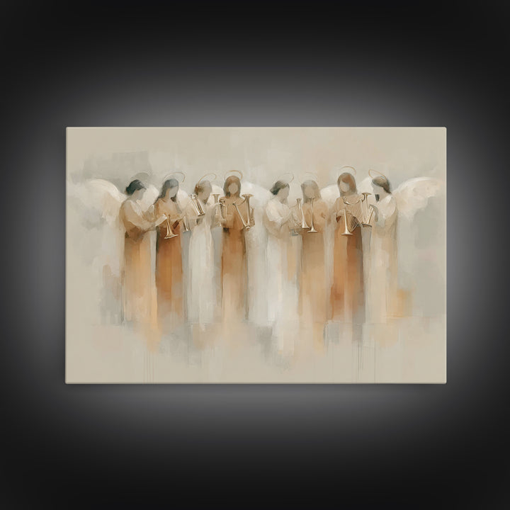 Divine Horizon – Framed Canvas Print – Christian Wall Art – Jesus Painting – Christian Art Canvas – Christian Decor – Christian Gift Ideas