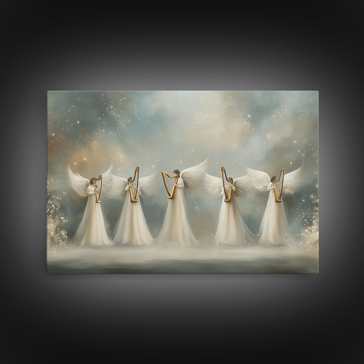 Storm Walk – Framed Canvas Print – Christian Wall Art – Jesus Painting – Christian Art Canvas – Moody Christian Art – Christian Gift Ideas