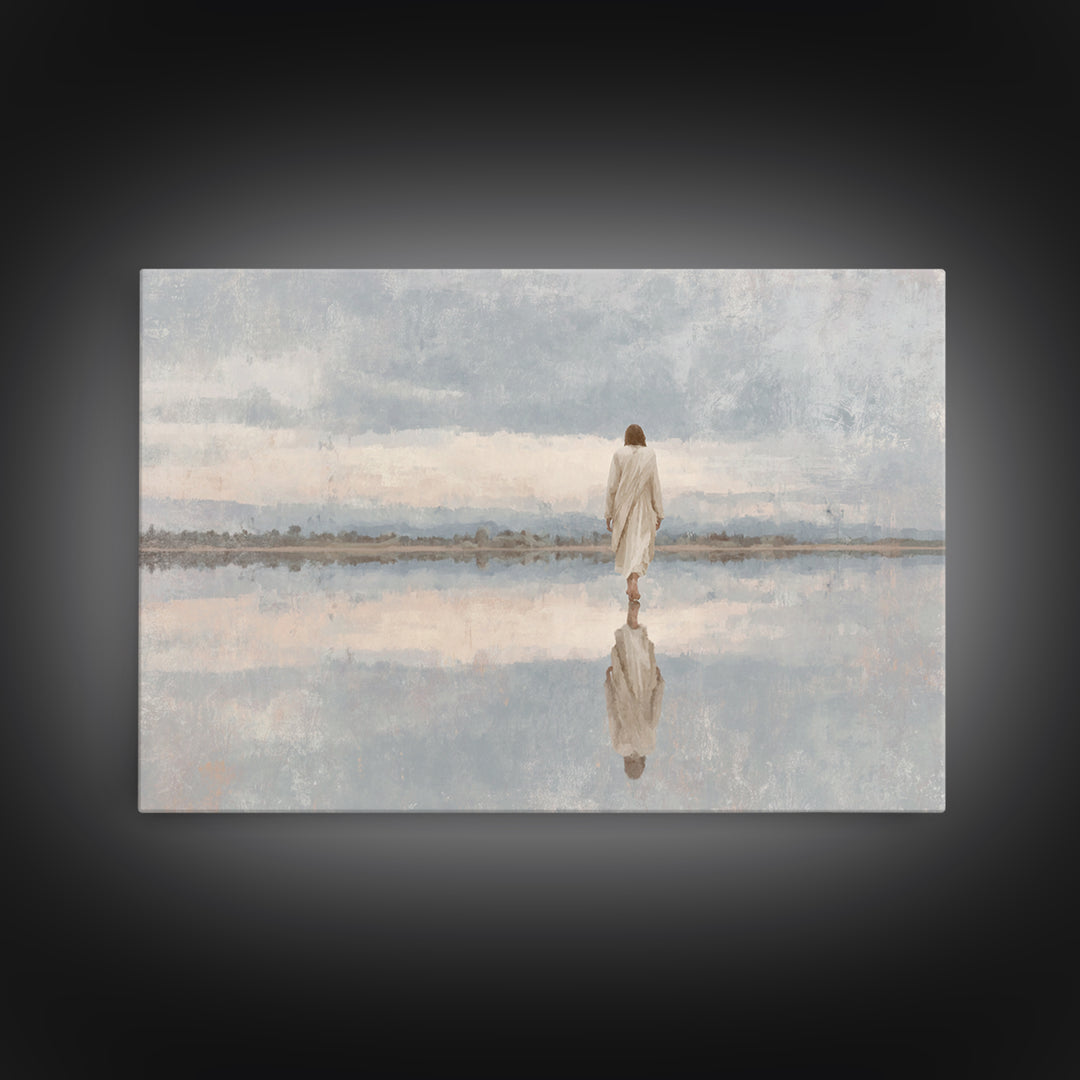 Humble Birth | Framed Canvas Print | Christian Christmas Art | Christmas Wall Art | Christian Art Canvas | Christmas Art Prints | Christian