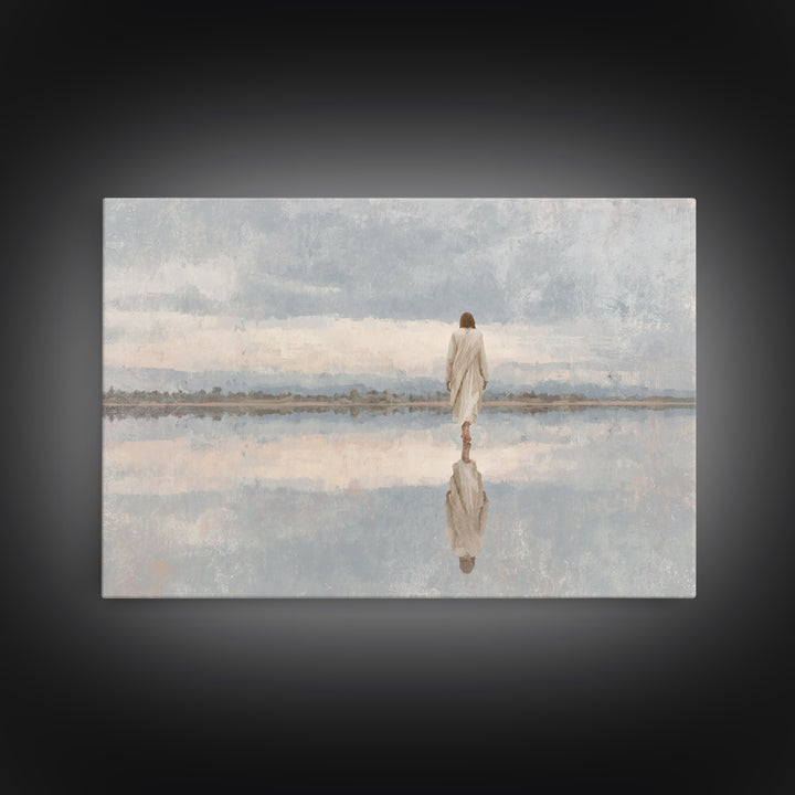 Humble Birth | Framed Canvas Print | Christian Christmas Art | Christmas Wall Art | Christian Art Canvas | Christmas Art Prints | Christian