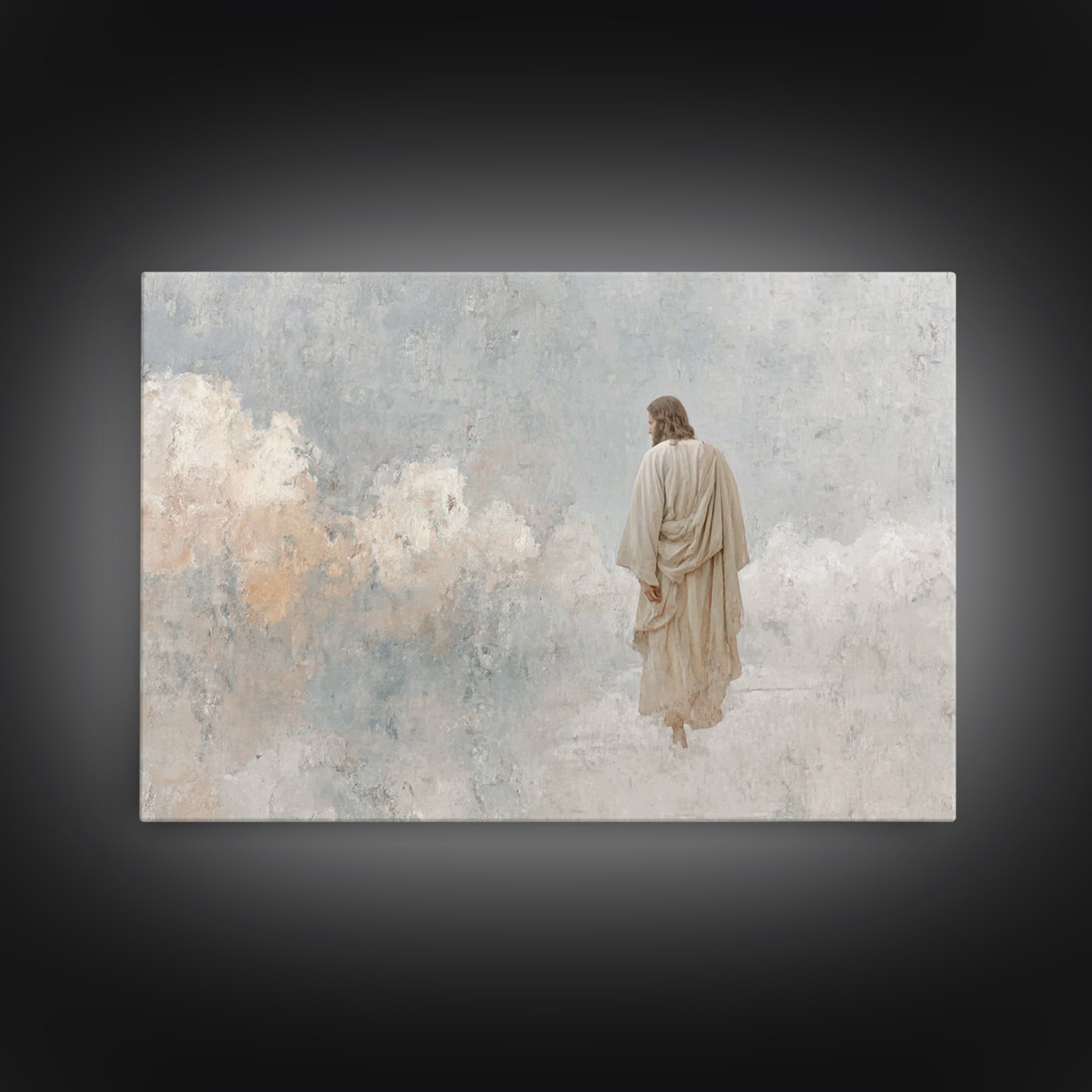 Pure Lily Blessing | Framed Canvas Print | Christian Art Canvas | Christian Wall Art | Christian Art Gift | Subtle Christian Art | Christia