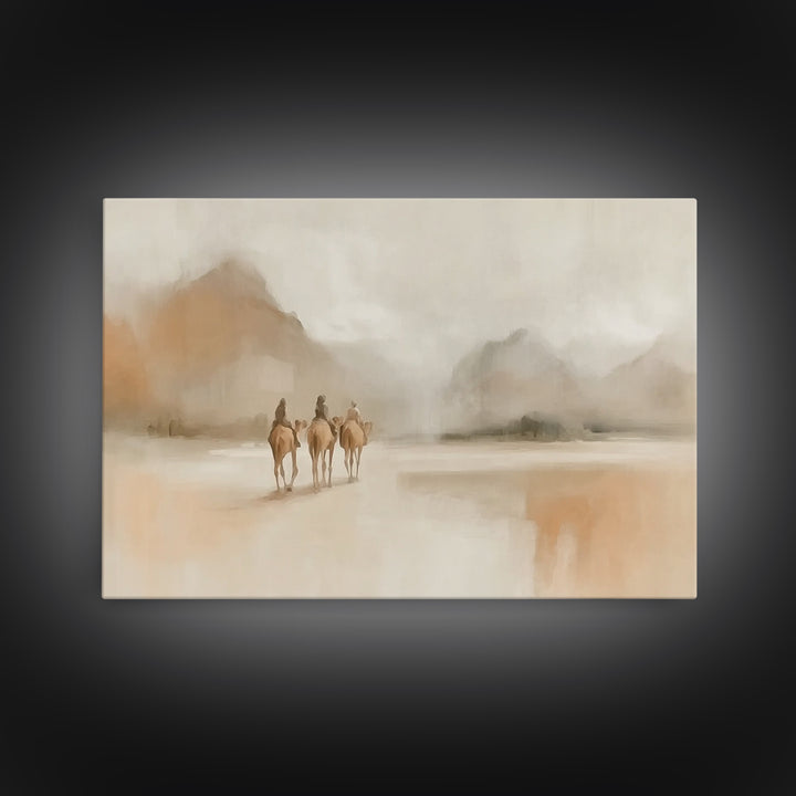 Wandering Kings – Framed Canvas Print – Christian Art – Christian Wall Art – Christmas Art Prints – Christian Christmas Art – Christian Art