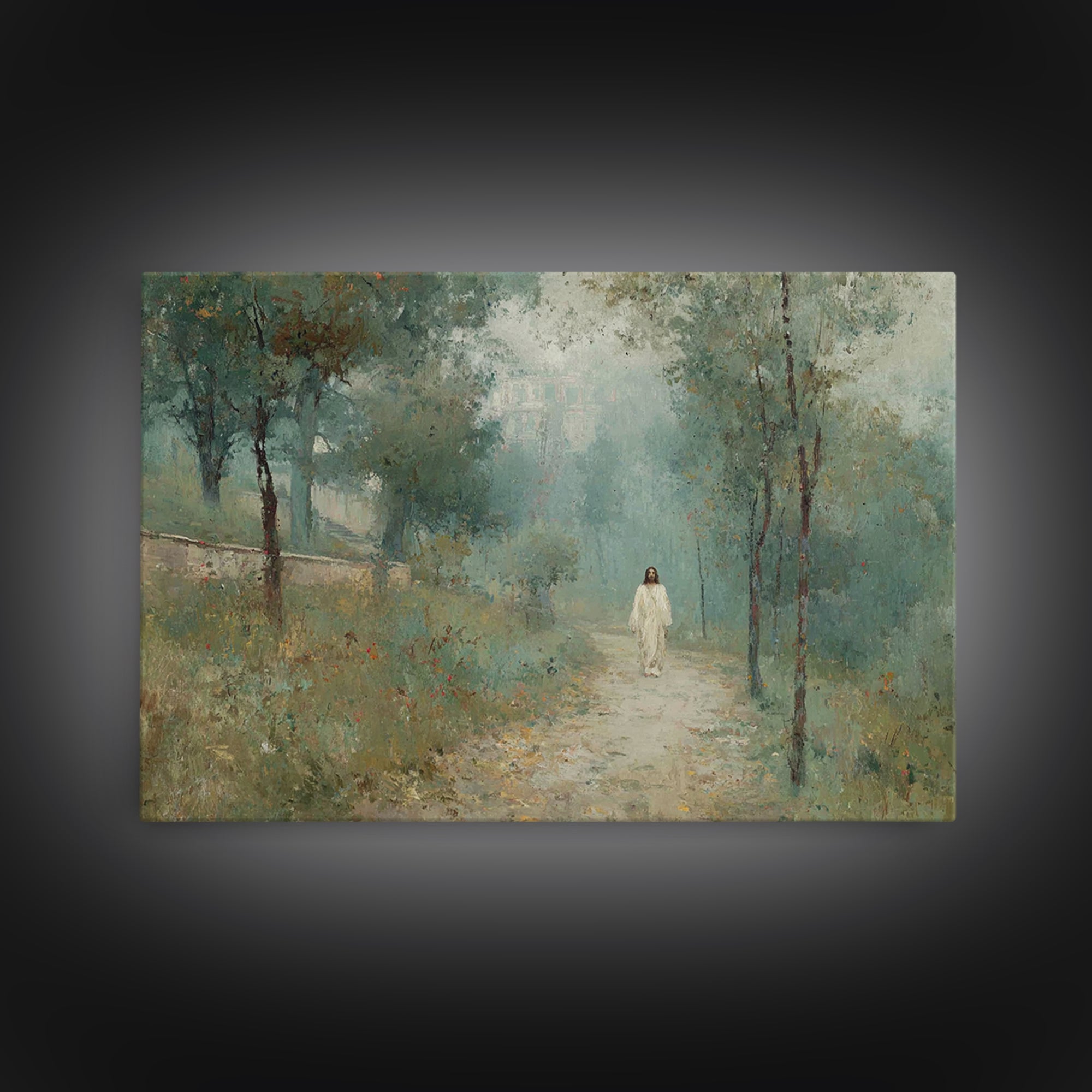 Journey of Faith – Framed Canvas Print – Christian Wall Art – Christian Art Canvas – Christian Decor – Modern Christian Art